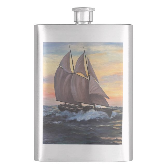 Schooner Classic Flask (Front)