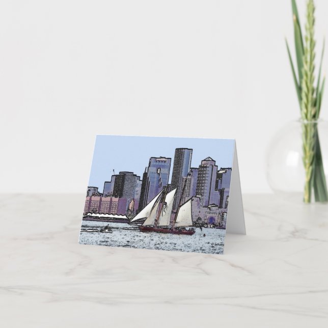 Schooner Cruise--thank you Thank You Card (Front)