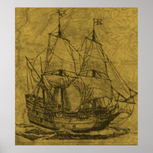 Schooner Poster