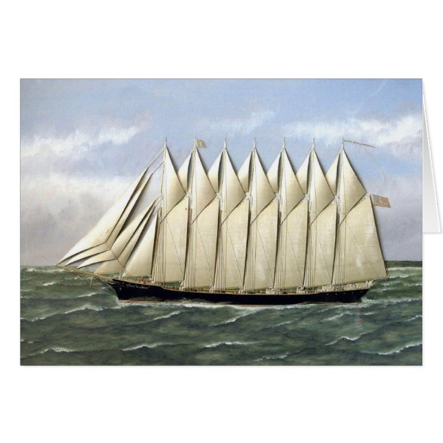 Schooner Thomas W Lawson 1900 (Devant horizontal)