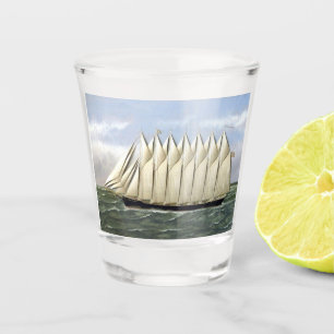 Schooner Thomas W Lawson 1900s Shot Glass