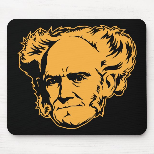 Schopenhauer Portrait Mousepad (Front)