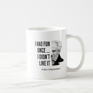 Schopenhauer Quote Funny Philosopher Statement Coffee Mug