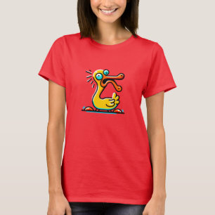 Schräge Crazy Ente T-Shirt