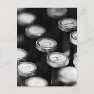 Schreibmaschinentasten Postcard