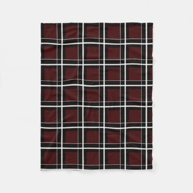 Schreiner University Tartan Fleece Blanket (Front)
