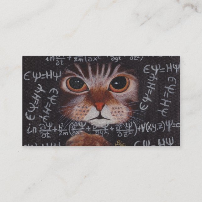 SCHRÖDINGER CAT BUSINESS CARD (Front)