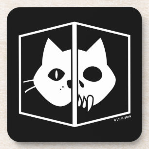 Schrödinger Cat Graphic Coaster