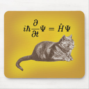 Schrodinger cat mouse pad