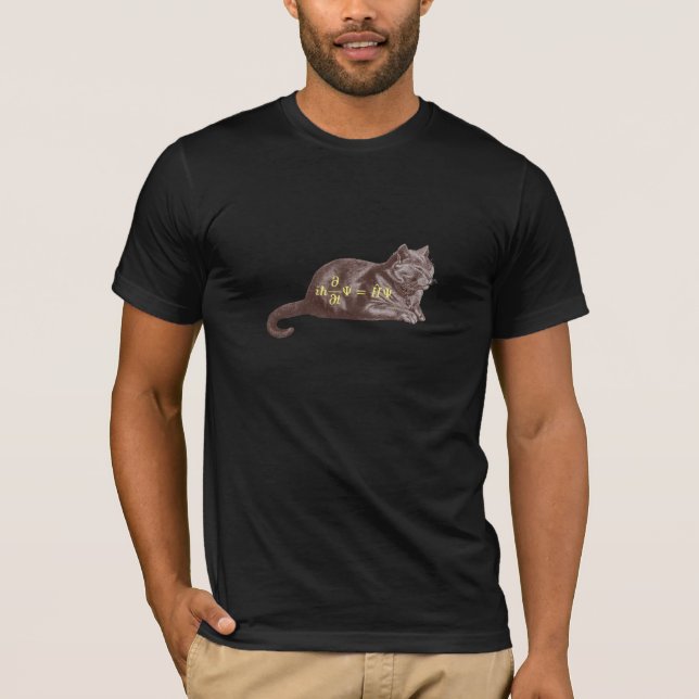 Schrodinger cat T-Shirt (Front)