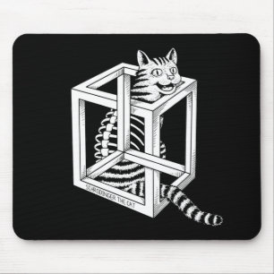 Schrodinger the Cat Mouse Pad
