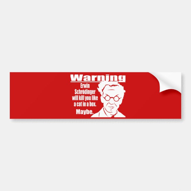 Schrodinger's Bumpersticker Bumper Sticker (Front)