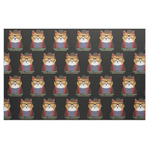 Schrodinger's Cat Fabric