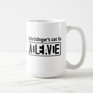 Schrodinger's cat is coffee mug