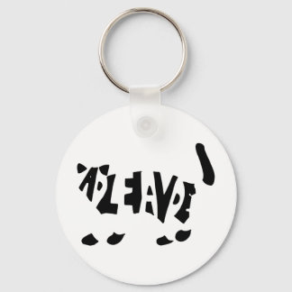 Schrödinger's cat keychain