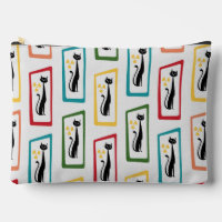 Schrödinger's Cat Mid Century Modern multicolored