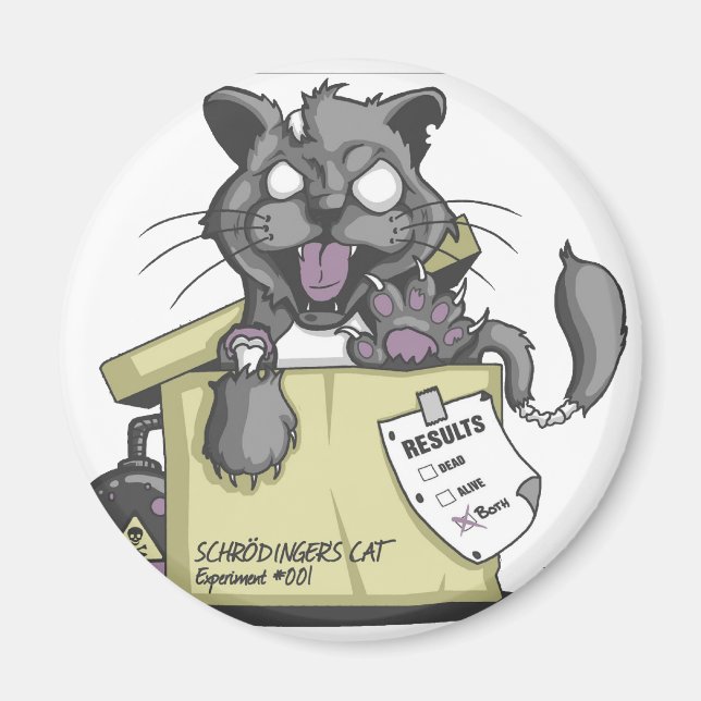 Schrodinger's Cat - New Magnet (Front)
