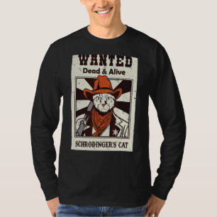Schrodinger's Cat Quantum Physics Art T-Shirt