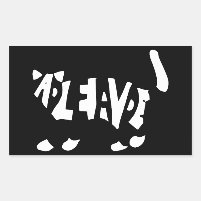 Schrödinger's cat sticker (Front)