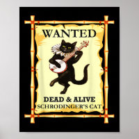Schrodinger's Physics Cat Quantum Physicist 