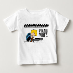Schroeder Charlie Brown Music Baby T-Shirt