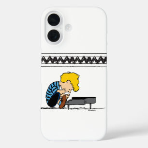 Schroeder Charlie Brown Music iPhone 16 Case
