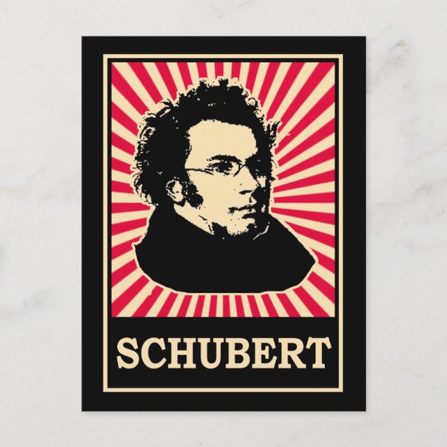 Schubert Postcard (Front)