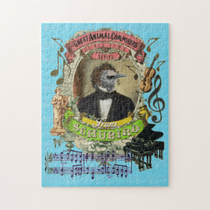 Schubird Great Animal Composer Schubert Parody Jigsaw Puzzle