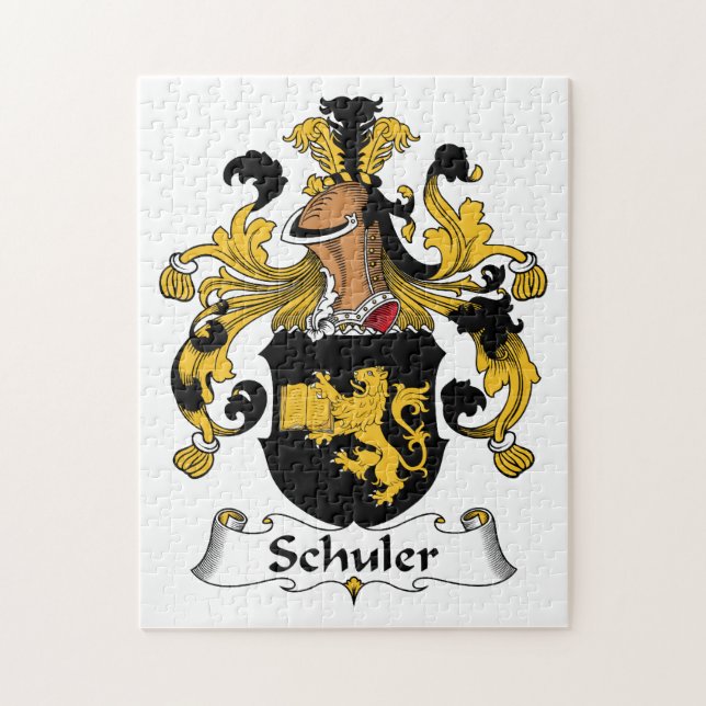 Schuler Family Crest Jigsaw Puzzle (Vertical)