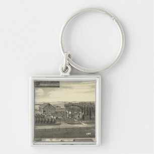 Schulz residence, Nebraska Keychain