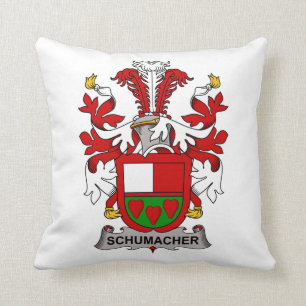 Schumacher Family Crest Throw Pillow