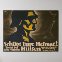 Schütz eure Heimat! WW1 Recruitment Poster