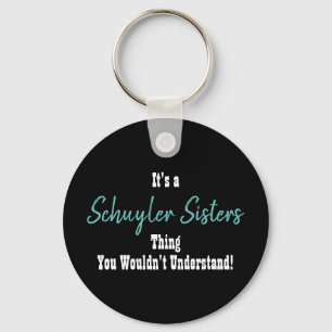 Schuyler Sisters Keychain