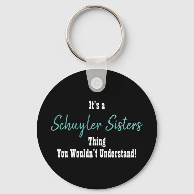 Schuyler Sisters Keychain (Front)