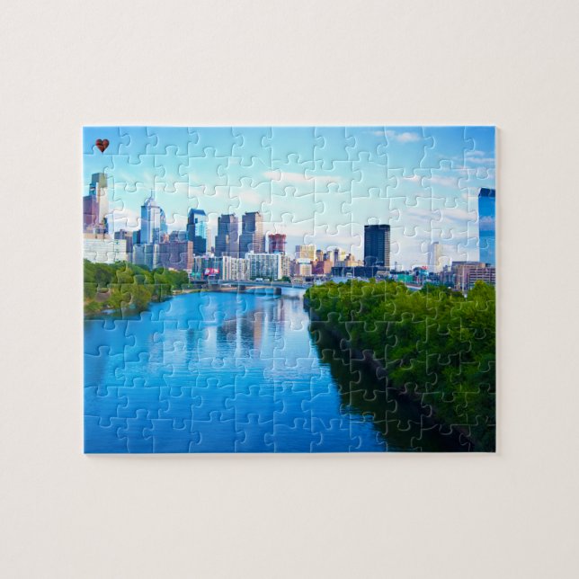 Schuylkill River Philadelphia Jigsaw Puzzle (Horizontal)