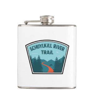 Schuylkill River Trail Hip Flask