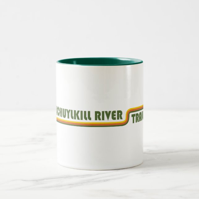 Schuylkill River Trail Two-Tone Coffee Mug (Center)