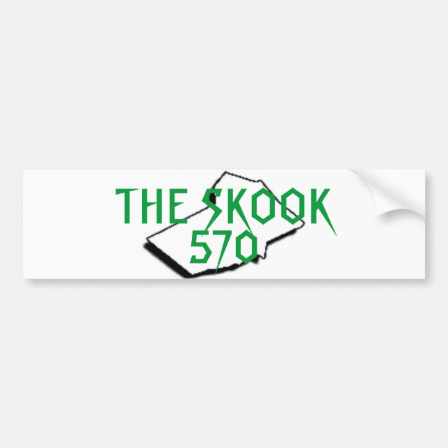 schuylkillco4, THE SKOOK, 570 Bumper Sticker (Front)