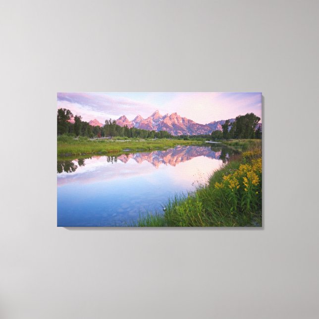 Schwabacher Landing Sunrise Canvas Print (Front)