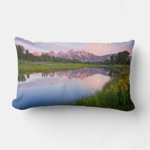 Schwabacher Landing Sunrise Lumbar Pillow
