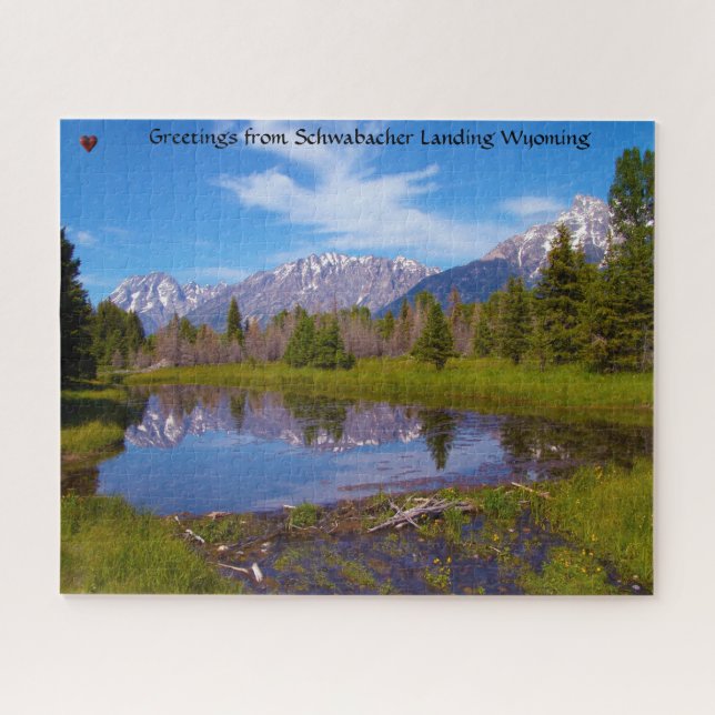 Schwabacher Landing Wyoming Jigsaw Puzzle (Horizontal)