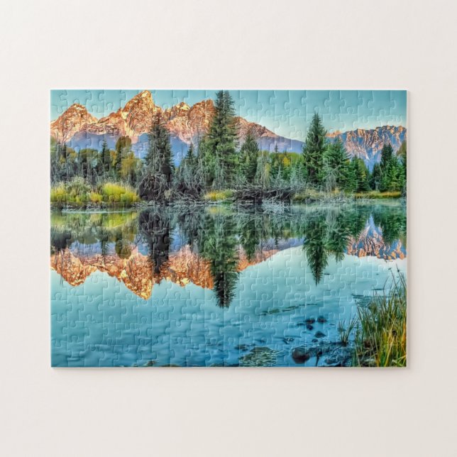 Schwabacher's Landing and Beaver Pond Jigsaw Puzzle (Horizontal)