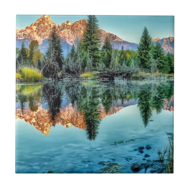 Schwabacher's Landing and Beaver Pond Tile (Front)