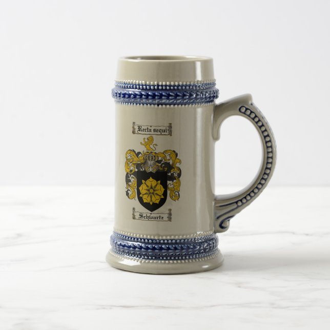 Schwartz Coat of Arms Stein (Right)