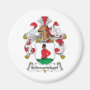Schwartzkopf Family Crest Magnet