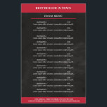 Schwarz, Rot Flyer<br><div class="desc">Flyer in Schwarz Rot, gut geeignet für Restaurants, Essen-Lieferservice. Editieren Sie ihr Produkt einfach in dem Sie ihren Text eingeben. Sie können die Schriftart, Farbe und die Position individuell durch "weitere Personalisierung" auswählen.</div>