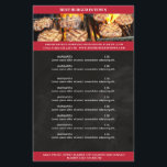 Schwarz, Rot Flyer<br><div class="desc">Flyer in Schwarz Rot, gut geeignet für Restaurants, Essen-Lieferservice. Editieren Sie ihr Produkt einfach, laden Sie ein Foto ihrer Wahl hoch und ergänzen Sie es durch ihren Text. Sie können die Schriftart, Farbe und die Individual position durch "weitere Personalisierung" auswählen.</div>