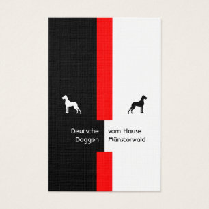 Schwarz rouge avec Dogue
