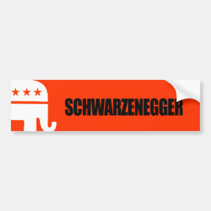 Schwarzenegger Bumper Sticker