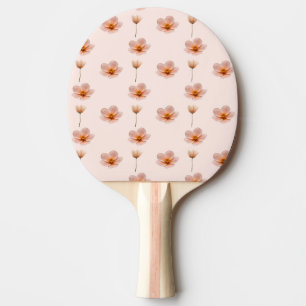 Schwebende Blumenmelodie Ping Pong Paddle